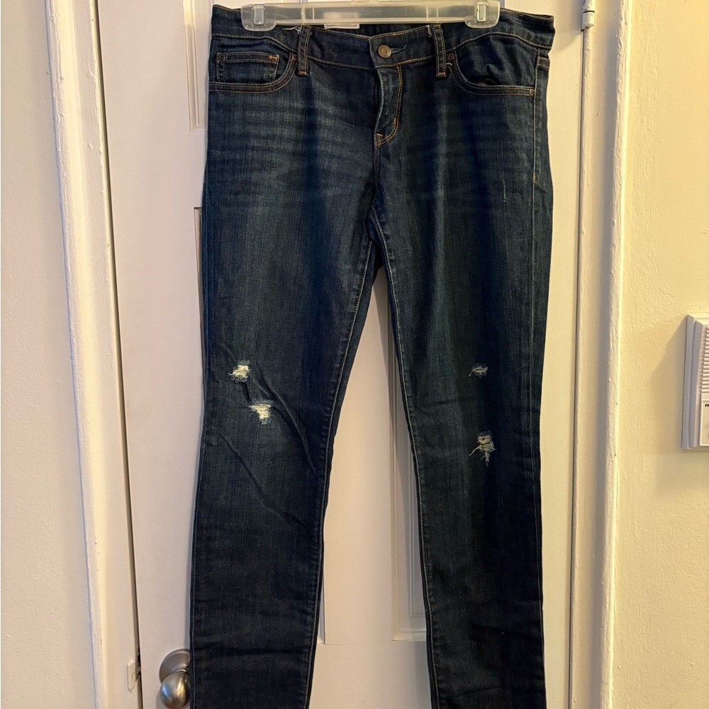 GAP Women's Dark Blue Skinny Jeans